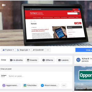 la home fb di Sardegna impresa