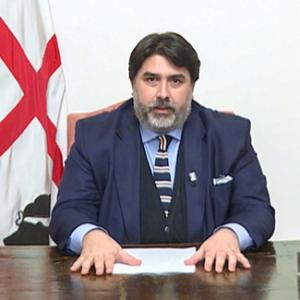 Christian Solinas, presidente della Regione