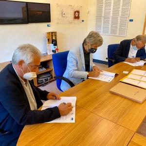 la sigla dell'accordo