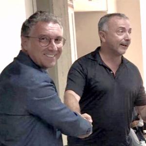 Stefano Visconti con Gavino Sini, suo predecessore 