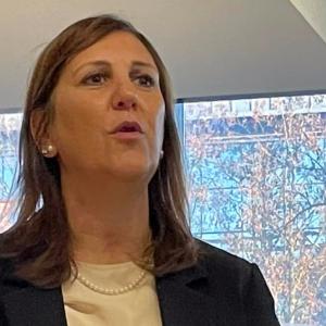 L'assessora regionale del lavoro, Alessandra Zedda