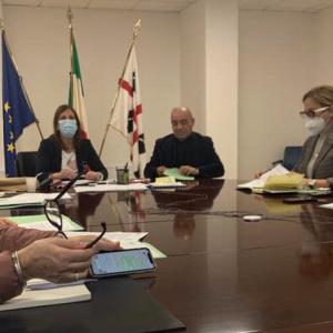 la firma dell'accordo Regione-Aidda