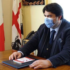 Il presidente della Regione, Christian Solinas