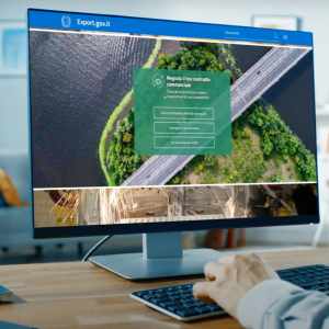 un utente consulta i servizi di export.gov.it