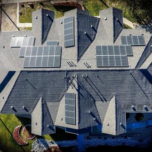 Pannelli solari su tetto