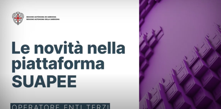 Novità della piattaforma SUAPEE per gli enti terzi