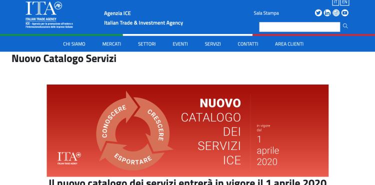 l'annuncio sul sito del governo