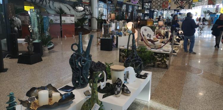 l'artigianato artistico in mostra all'aeroporto