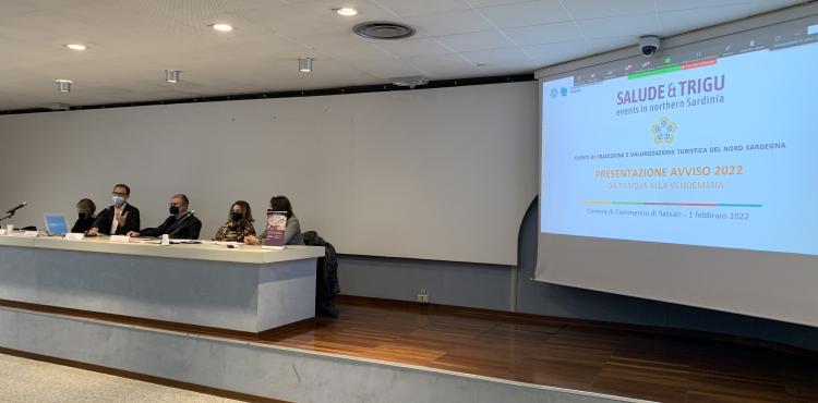 la presentazione dell'evento